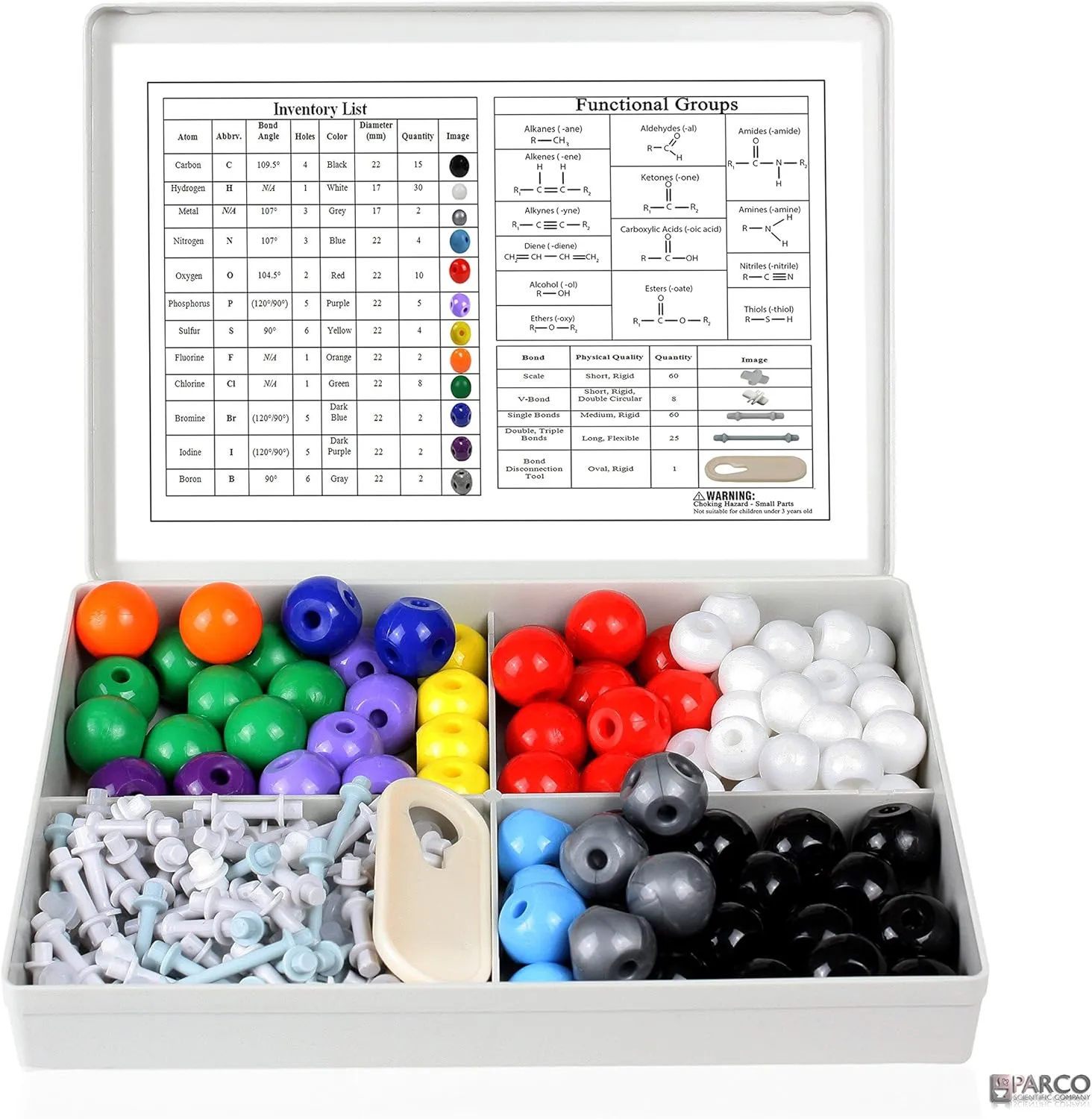 Parco Scientific PCM008 240PCs Molecular Model Kit