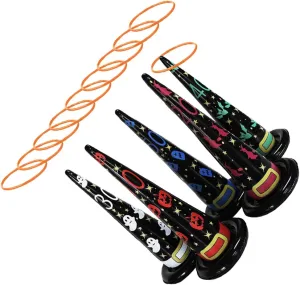 Party Favors Witch Hat Ring Toss Halloween Breaker Hat Game for Scavenger Hunt