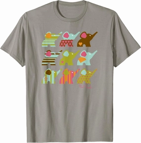 Paul Frank Ellie The Elephant Grid Poster T-Shirt