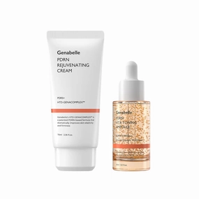 PDRN Glow Set – PDRN Rejuvenating Cream 70ml & PDRN VITA Toning Ampoule 30ml for Radiant Skin