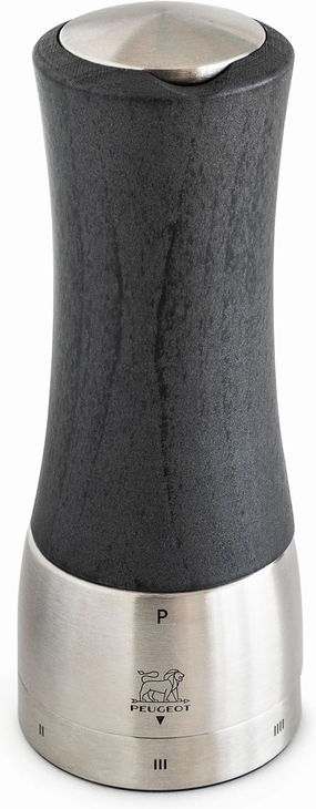Peugeot - Madras u'Select Manual Pepper Mill - Adjustable Grinder - Stainless Steel & Beechwood, Graphite