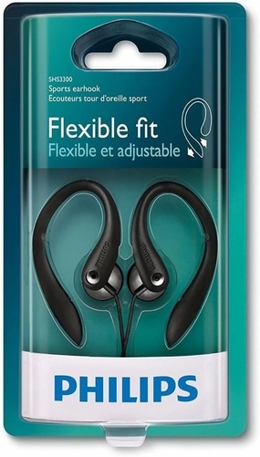 PHILIPS Headphones SHS3300BK 27mm Drivers/Open-Back Earhook 1