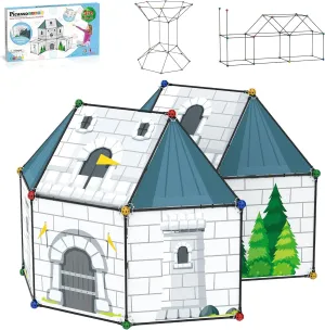PicassoTiles Indoor Outdoor Tunnel Tent
