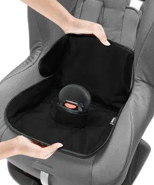 Piddle Pads Car Seat Potty Training Cover - Waterproof Soft Toddler and Baby Car Seat Protector Mat - Travel-Friendly Universal Machine Washable Liner for Spills, Nappy Leaks, Accidents - Black