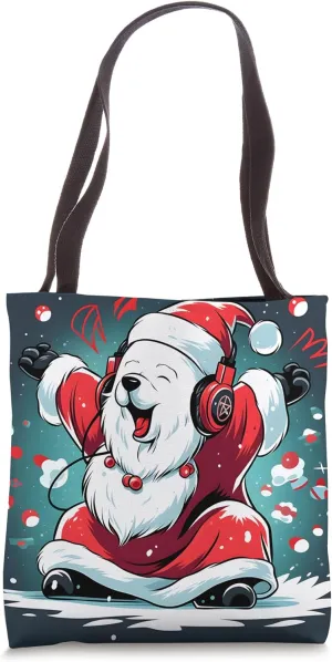 Polar Bear Dance Spectacular: Celebrate the Joy of Christmas Tote Bag