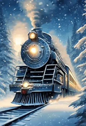Polar Express Wooden Jigsaw Puzzle for Adult Challenge Educational Fun Family Games Home Kitchen Decoration Family Activity Gifts 1000 Piece