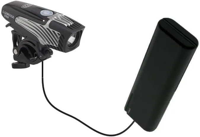 Portable AA Battery Pack Designed for The Nite Rider Lumina 350/550 - Powered by 4 X AA Batteries to Provide Emergency Charge. Built Using TipExchange Technology