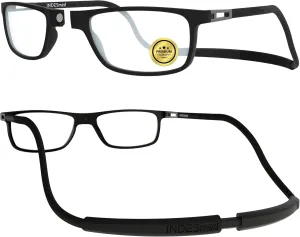 Premium Magnetic Reading Glasses for Presbyopia | 7-Point Adjustable Fit, Blue Light Filter, (1 unit)