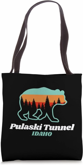Pulaski Tunnel Trail Washington Fishing Summer Bear Tote Bag