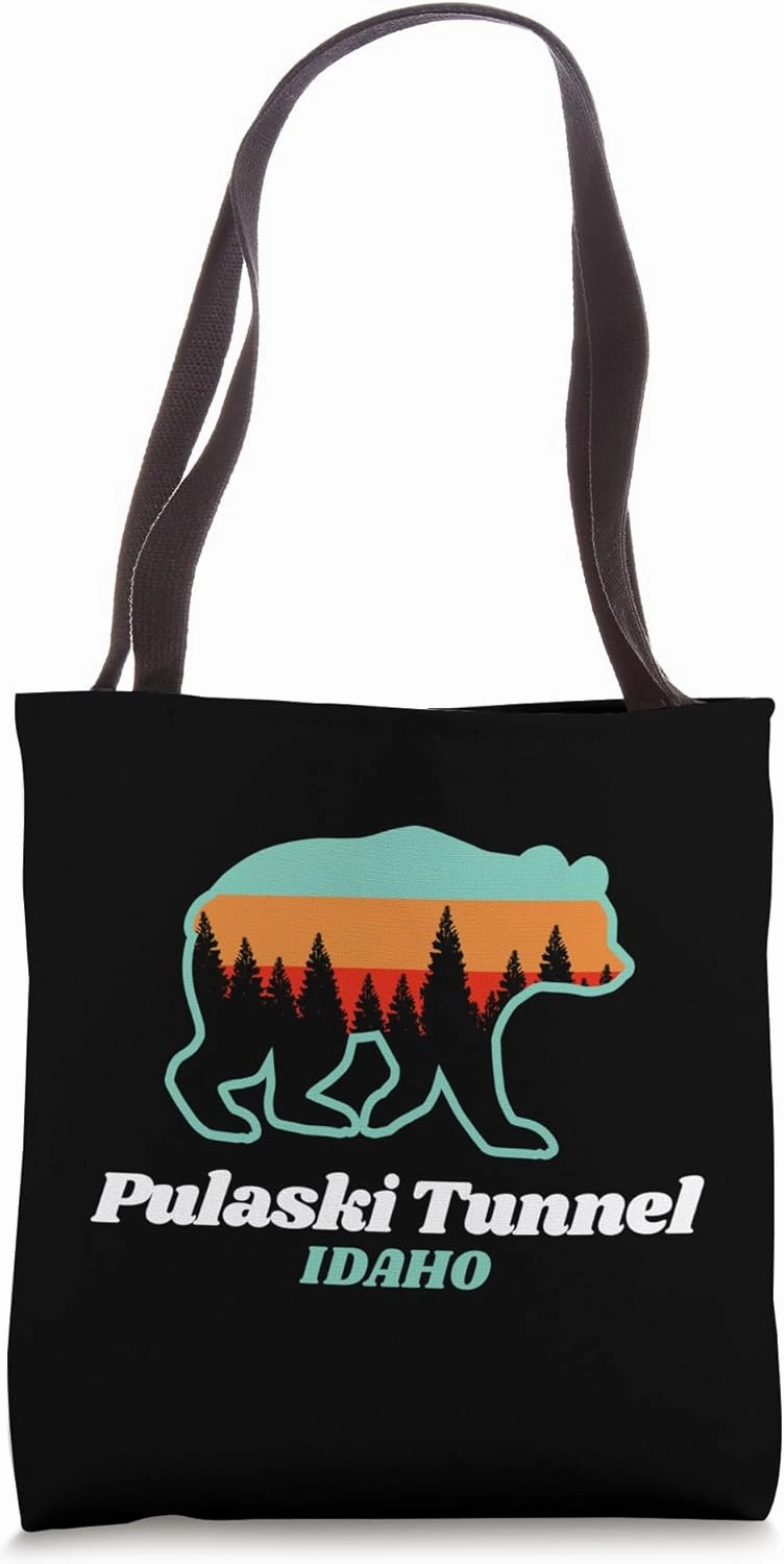 Pulaski Tunnel Trail Washington Fishing Summer Bear Tote Bag