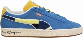Puma Kids Boys Suede Classic X Black Fives Lace Up Sneakers Shoes Casual - Blue - Size 4 M