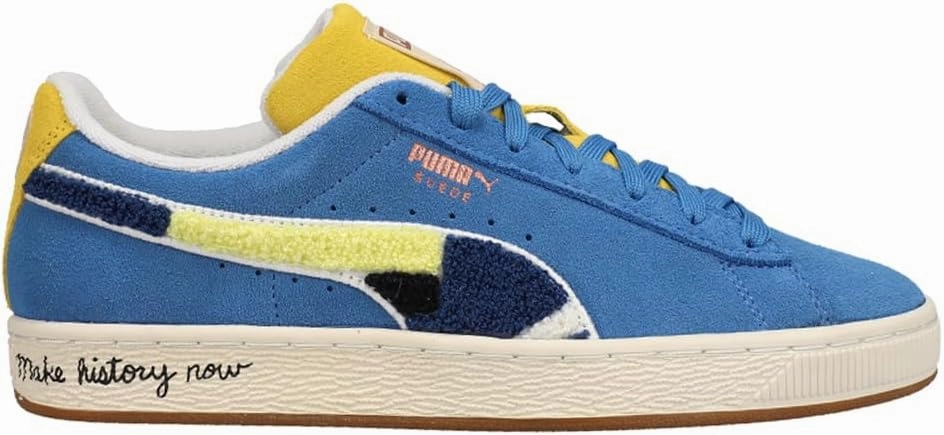 Puma Kids Boys Suede Classic X Black Fives Lace Up Sneakers Shoes Casual - Blue - Size 4 M