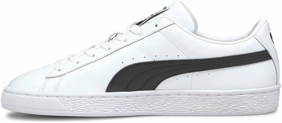 PUMA Mens Basket Classic Xxi Lace Up Sneakers Shoes Casual - White