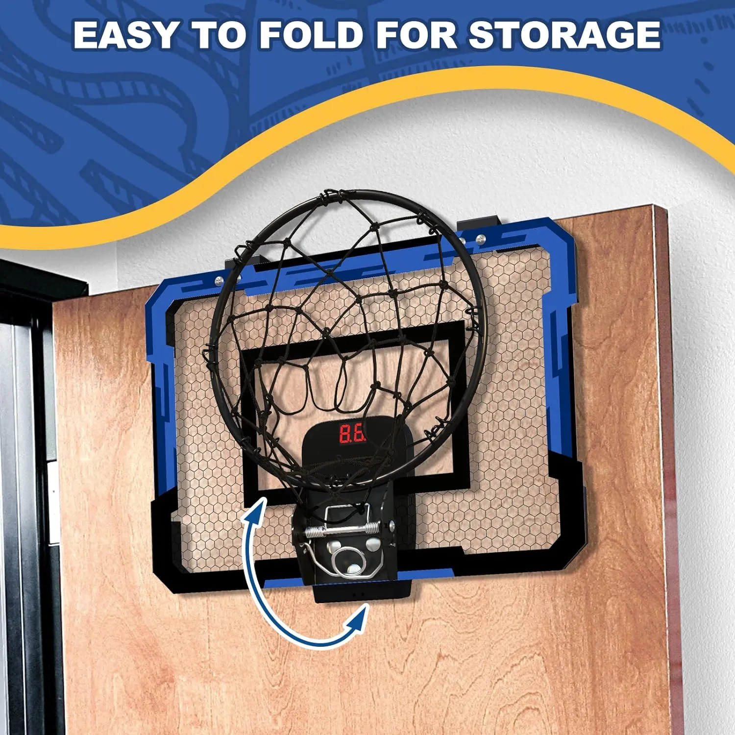 QDRAGON Mini Basketball Hoop