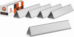 QuliMetal 15.3" Flavorizer Bars for Weber Spirit E310, Spirit 300, Spirit II 300, E315 E320 E330 S310 S315 S320 S330 Series Grills with Front Control Knobs,Grill Parts for Weber 7636, Stainless Steel