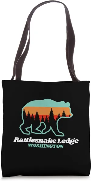 Rattlesnake Ledge Trailhead Washington Summer Bear Tote Bag