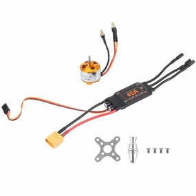 RC Brushless Motor ESC Set, 2212 KV2200 Motor   40A Brushless ESC RC Motor ESC Set for Drone Helicopter Upgrade Accessories