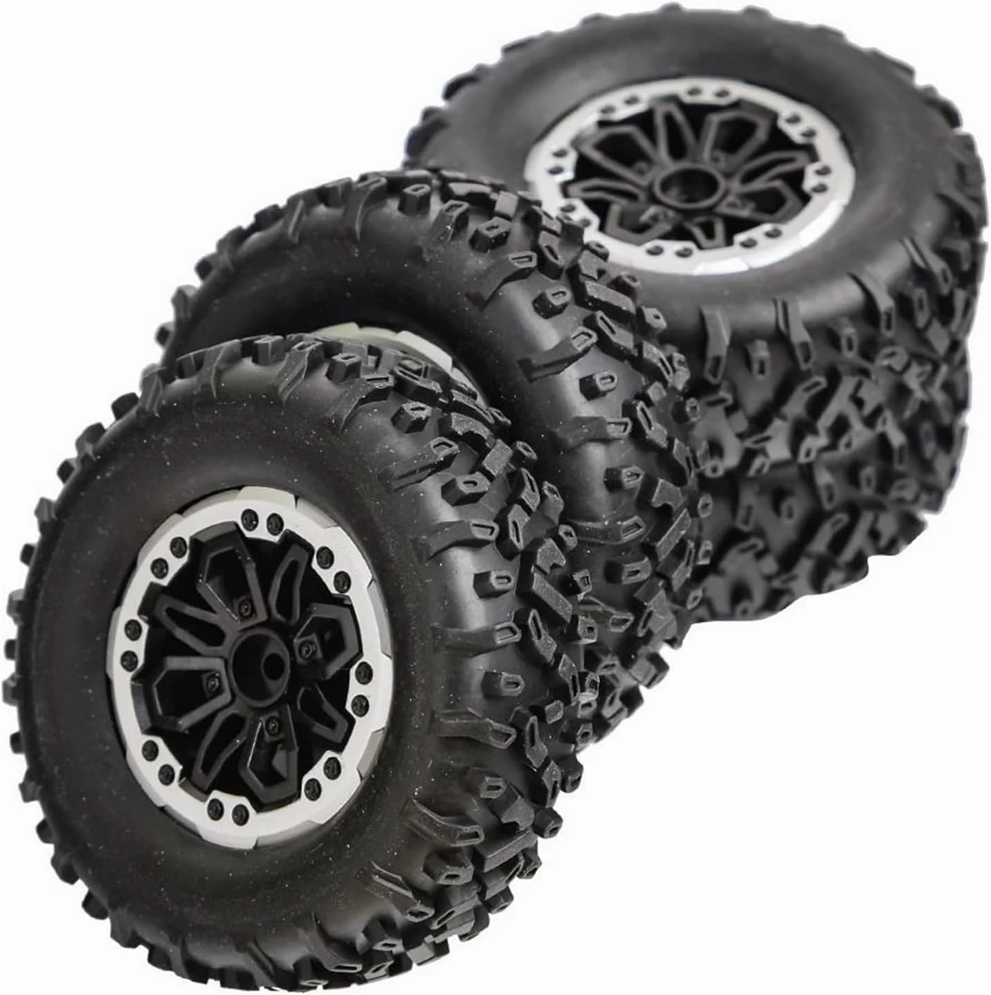 RC Car Parts for WPL C14 C24 C34 B14 B24 for LDRC P06 LD1297 LD1299 for MN D90 for MN98 MN99S 64mm Replacement Soft Tire Wheel RC Car Upgrade Parts Accessories