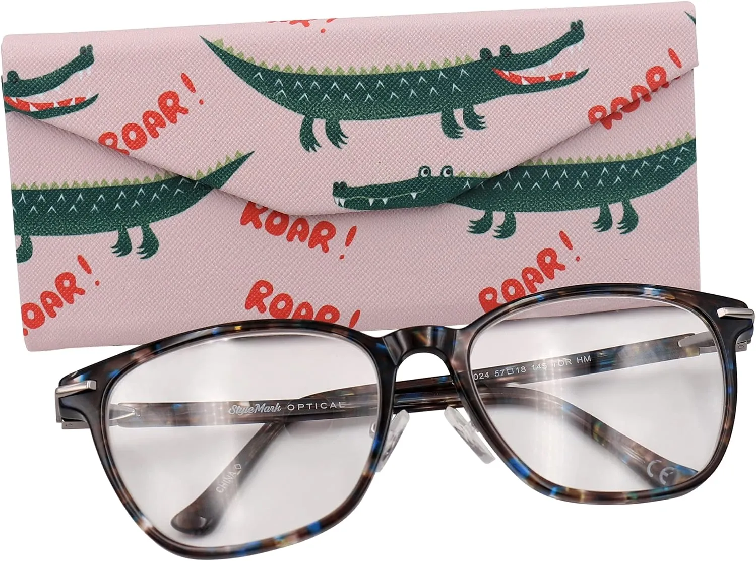 Real Sic Glasses Case for Men and Women - Magnetic Folding Hard Shell Sunglass Holder - Inspired by Adorable Animals