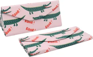 Real Sic Glasses Case for Men and Women - Magnetic Folding Hard Shell Sunglass Holder - Inspired by Adorable Animals