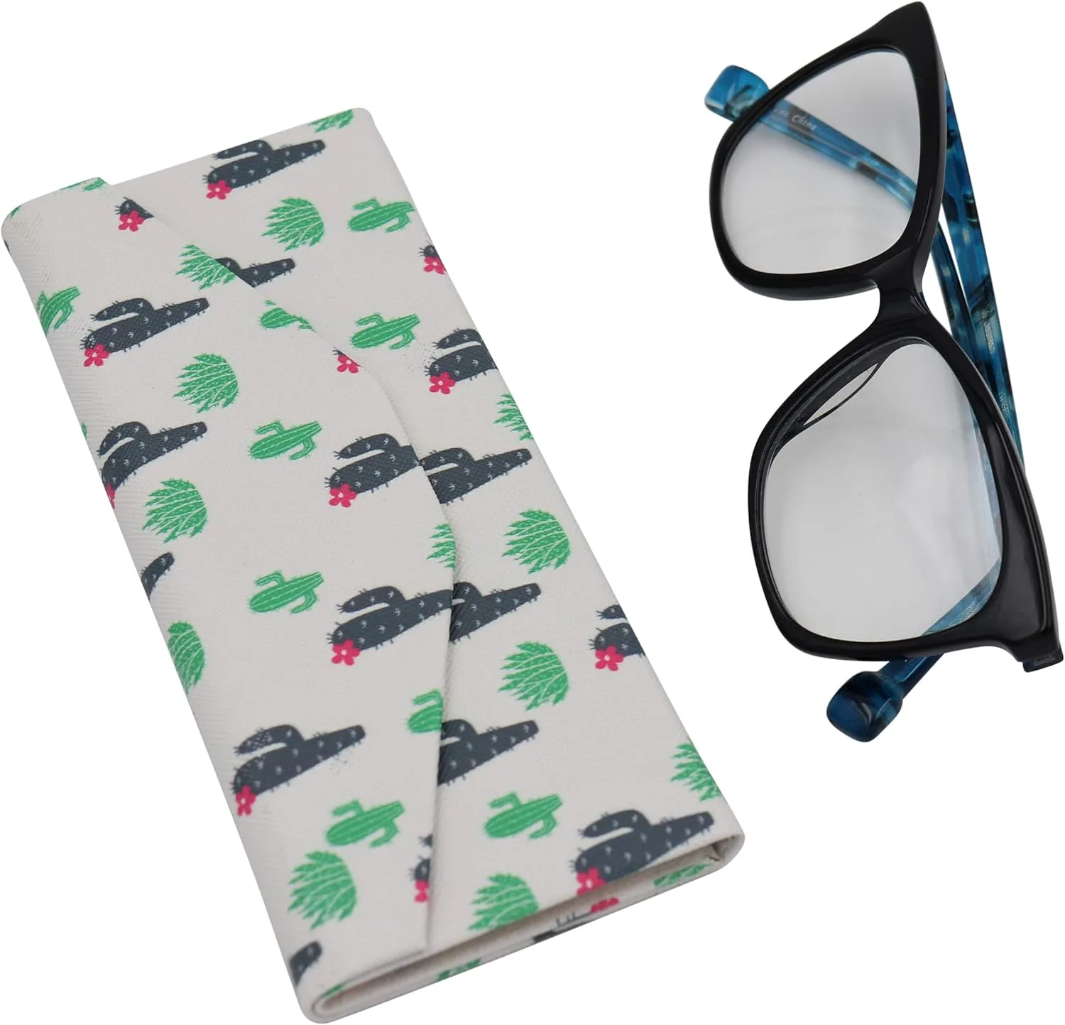 Real Sic Glasses Case for Men and Women - Magnetic Folding Hard Shell Sunglass Holder - Inspired by Nature