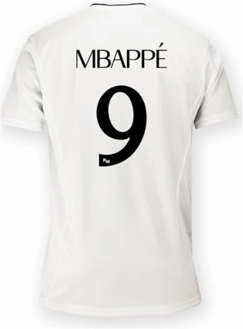 Real Madrid Jersey. Real Madrid Home Shirt 24/25 MBAPPE 9#. 100% Polyester. Classic fit. Official RM Soccer Jersey.