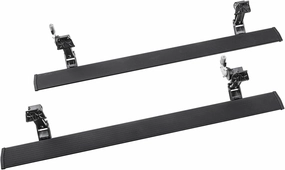 RealTruck AMP Research PowerStep Plug-N-Play Power Running Boards with LED Step Lights for 2009 - 2014 Ford F-150 - Electric Powerstep & Retractable Truck Steps
