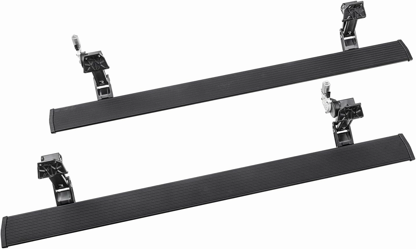 RealTruck AMP Research PowerStep Plug-N-Play Power Running Boards with LED Step Lights for 2023-2024 Toyota Sequoia - Electric Powerstep & Retractable Truck Steps
