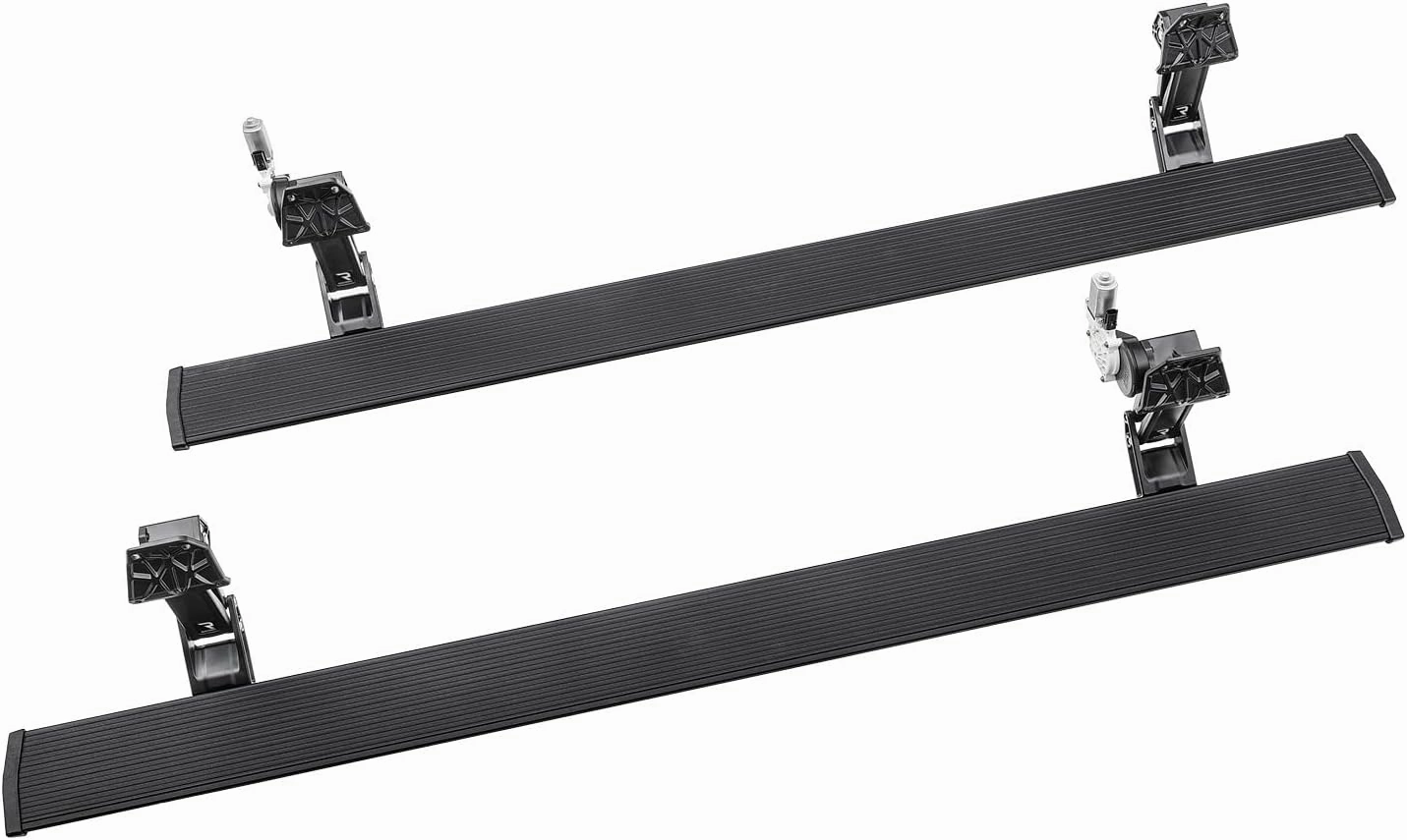RealTruck AMP Research PowerStep Power Running Boards with LED Step Lights for 2004 - 2015 Nissan Armada & Titan Crew/King Cab; 2004 - 2010 Infiniti QX56 - Electric Powerstep & Retractable Truck Steps