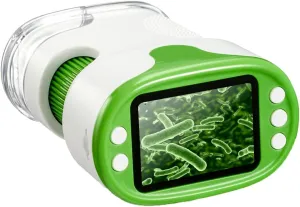 Rechargeable 1000X Digital Microscope for Kids, 4K Microscopes with Slides, Learning & Educational Gift STEM Activity Kits,Stocking Stuffers, Gifts for Boys & Girls Age 6 7 8-12 13 Year Old