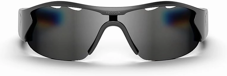 Reebok Octane Smart Sunglasses Powered by Lucyd | Red Mirror Polarized Lens | HiFi Bluetooth Sport Glasses