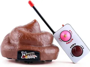 Remote Control Speed Poo RC Shit Poop Car Funny Kids Pet Animal Prank Toys for Family Games and Party Gifts (with Screwdriver)