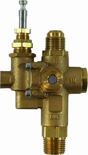 Replacement For Speed Air/MI-T-M 22-0270, 1/2" 45 Degree Male Flare Inlet X 1/2" MNPT Outlet, Combo Unloader Pilot Check Valve, 140-175 PSI