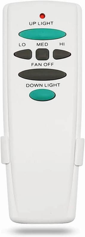 Replacement of Hampton Bay Ceiling Fan Remote Control UC7078T with Up Down Light, L3H2010FANHD Fan-HD Fan-HD6, White