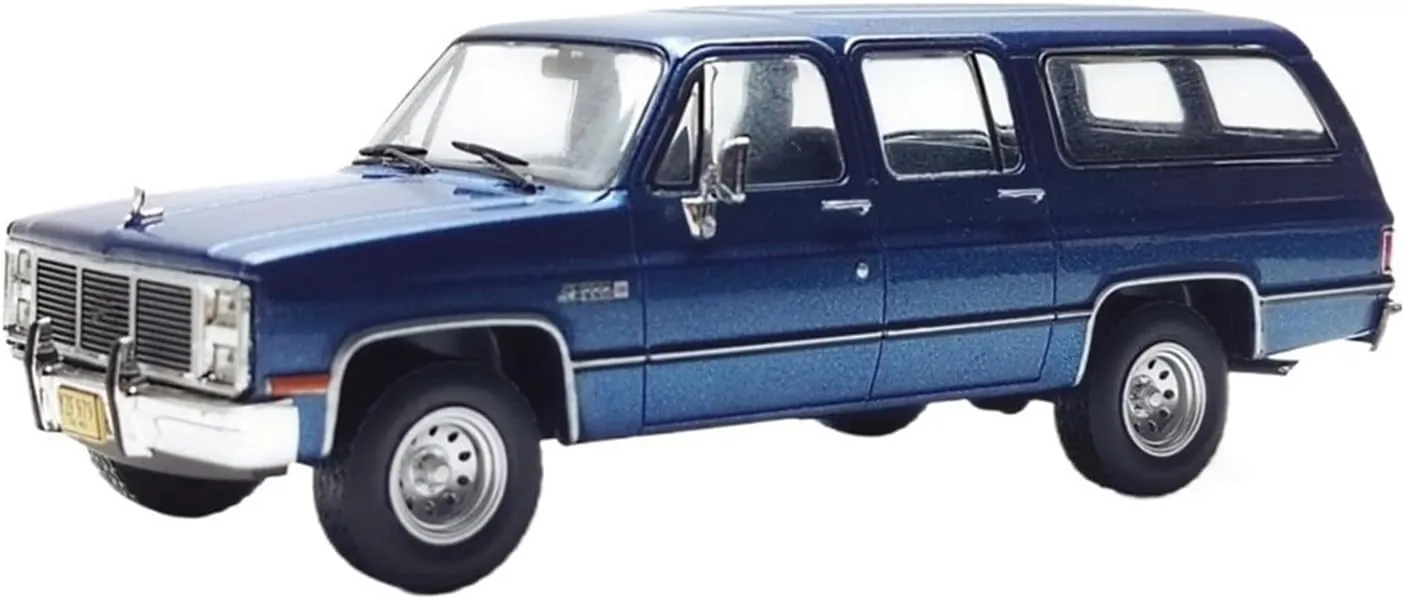 Resin Car Models Kit 1 43 Fit for Chevrolet Suburba 1998 SUV Collectible Die-Casting Alloy Car Model Display Decoration Souvenir