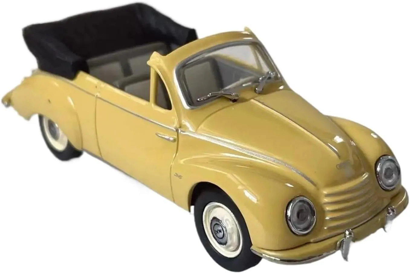 Resin Car Models Kit 1 43 Fit for DKW F91 Alloy Car Simulation Leisure Travel Vehicle Simulation Convertible Toy Collection