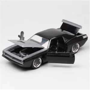 Resin Car Vehicle Model Fit for Plymouth Barracuda 1973 1 24 Alloy Muscle Racing Car Model Diecast Vehicles Toy Gifts Collectibles Festive Deluxe Gift, ZMAOAZ200510103