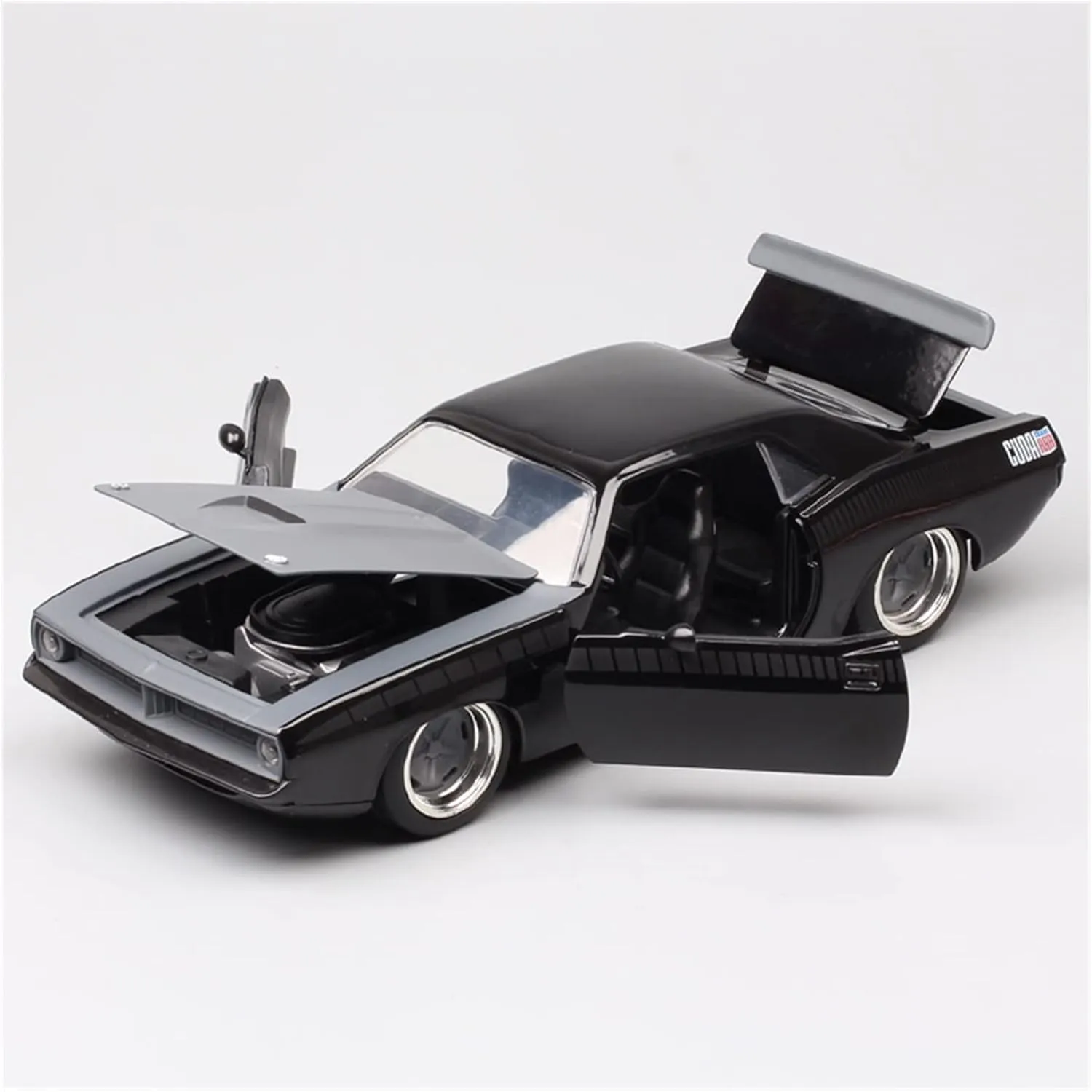 Resin Car Vehicle Model Fit for Plymouth Barracuda 1973 1 24 Alloy Muscle Racing Car Model Diecast Vehicles Toy Gifts Collectibles Festive Deluxe Gift, ZMAOAZ200510103