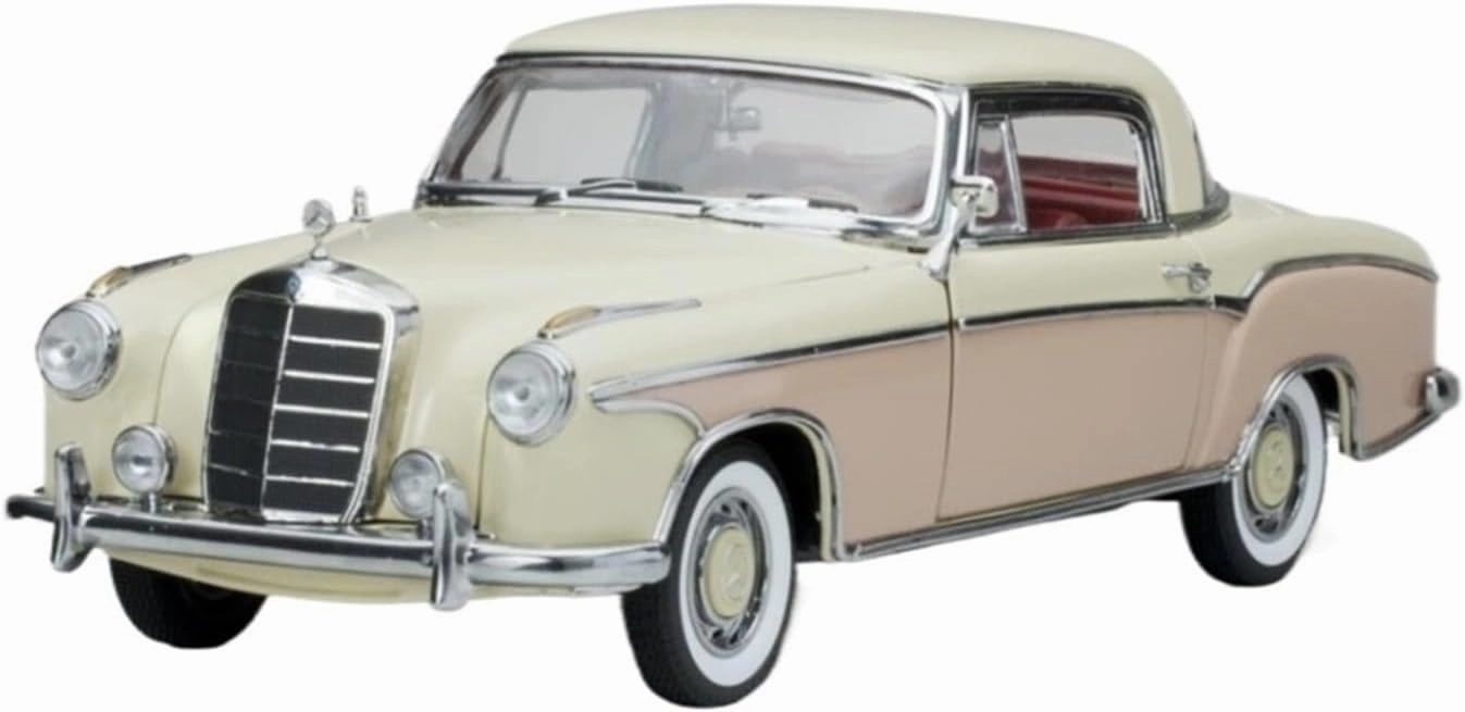 Resin Car Models Kit 1 18 Fit for Mercedes-Benz 220SE 1958 Sedan Alloy Car Model Collection Souvenir Ornaments Adult Boy Toy