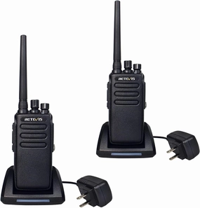 Retevis RT81 Digital Two Way Radio,Walkie Talkies Long Range,IP67 Waterproof,2200mAh,Group Call,2 Time Slot,Security,Commercial DMR Radio for School (2 Pack)