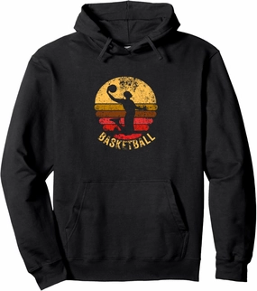 Retro Vintage Basketball Dunk Men Women Kids Basketball fans Pullover Hoodie