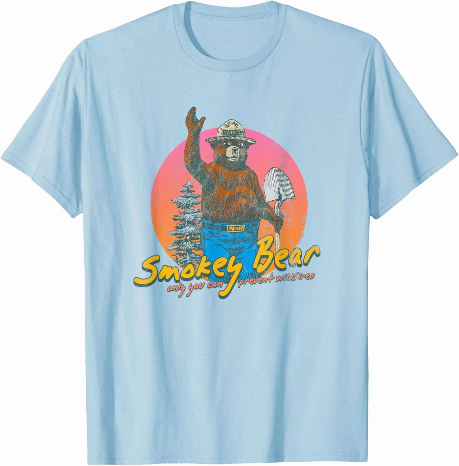 Ripple Junction x Smokey Bear Retro Smokey Bear T-Shirt