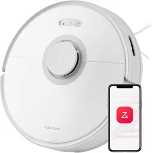 roborock Q7 Max Robot Vacuum and Mop Combo, 30-Level Water Flow Control, 4200Pa Suction, PreciSense LiDAR Navigation, No-Go Zone, No-Mop Zone, App & Voice Control, Ideal for Pet Hair