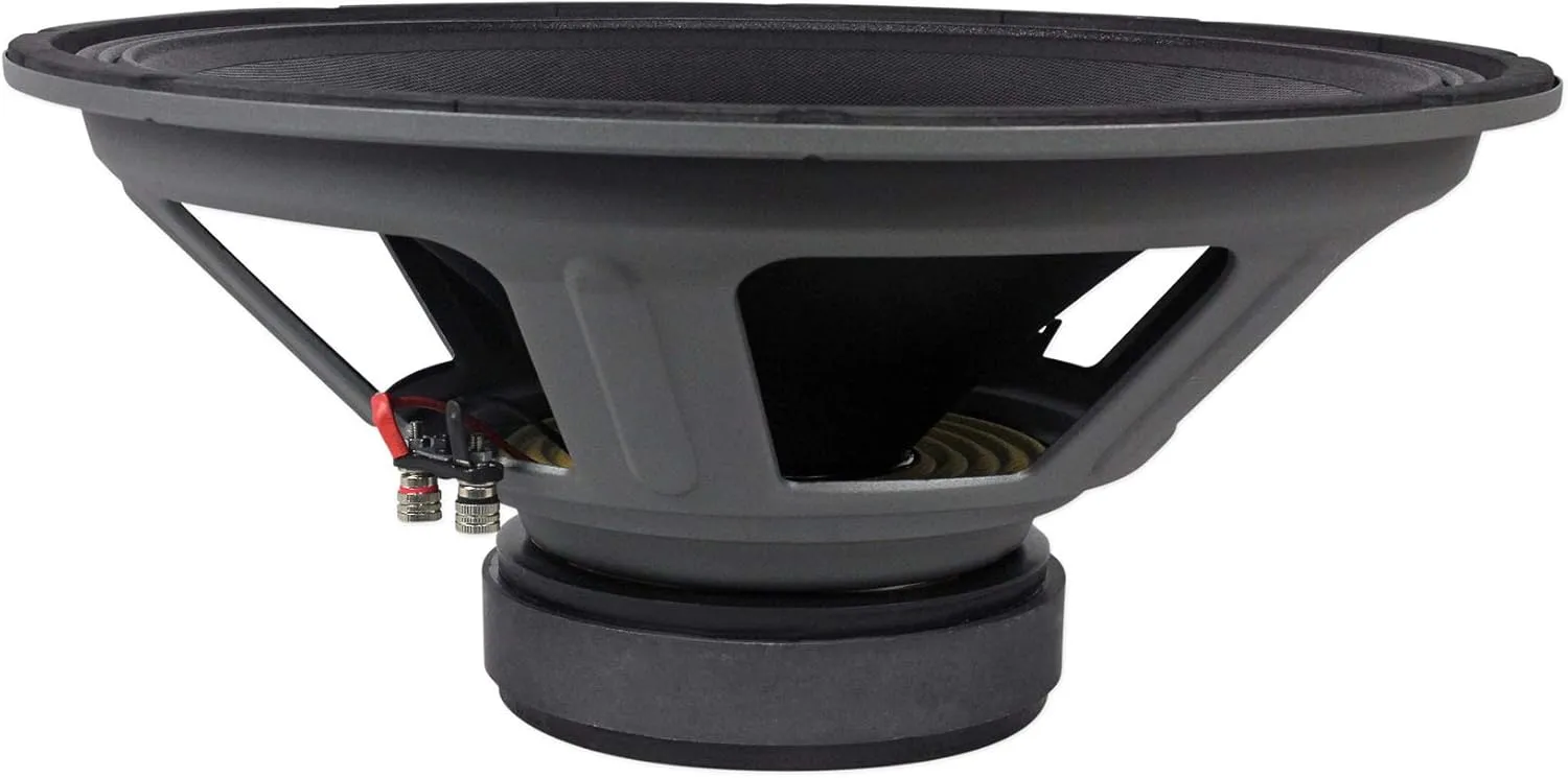 Rockville RVW1800P4 1800w Raw DJ Subwoofer 4 Ohm Sub Woofer 107OZ Magnet, 18"
