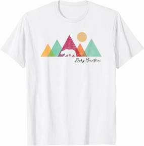 Rocky Mountains National Park Colorado Souvenir Bear Graphic T-Shirt