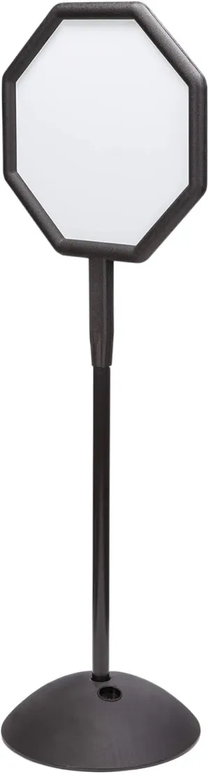 Safco Products 4118BL Write Way Octagon Message Board, Black