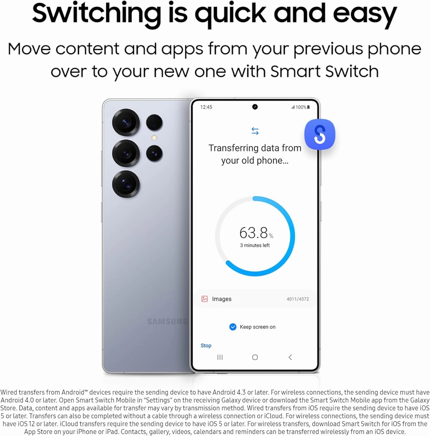 SAMSUNG Galaxy S25 Ultra Cell Phone, 512GB,AI Smartphone, Unlocked Android, AI Camera, Fast Processor, Long Battery Life, 2025, US 1 Yr Manufacturer Warranty, Titanium Silverblue