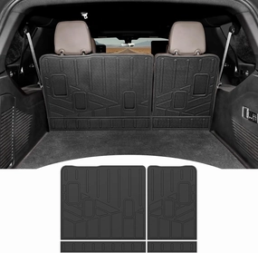 Seatback Cover Fit for 2021-2025 Chevy Suburban/GMC Yukon XL 3rd Row Seats Protector Cargo Mat TPE Trunk Mat Backrest Mat for Chevrolet Suburban Accessories(Seat Back Cover)