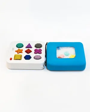 Senstory Play for Kids 3  | Interactive Matching Busy Board| Shape, Color, Texture Learning | Montessori Educational Toy for Toddlers & kids | Autism Spectrum Toy for Sensory Development | Fidget toy.