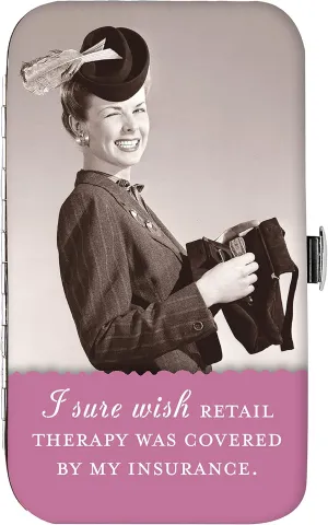 Shannon Martin Design Leatherette Manicure Kit, Retail Therapy